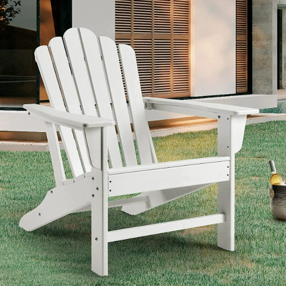 Luxury Outdoor Folding Rocking White Garden Patio Resin HDPE Plastic Adirondack Chair