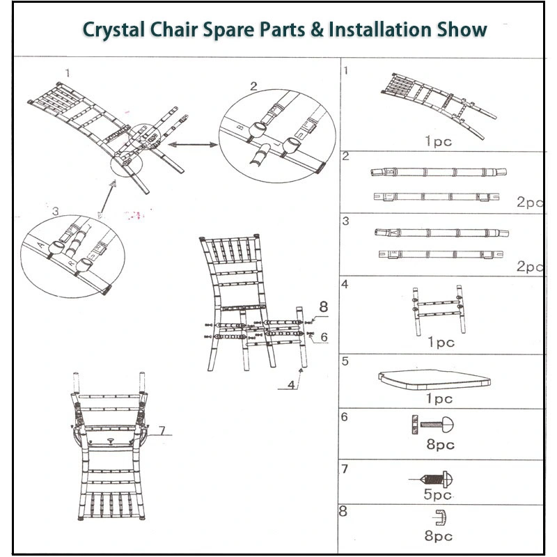 Wholesale Stackable Clear Resin Acrylic Wedding Chavari Chairs Hotel Tiffany White Chairs Plastic Events Wedding Transparent Chiavari Resin Hotel Banquet Chair