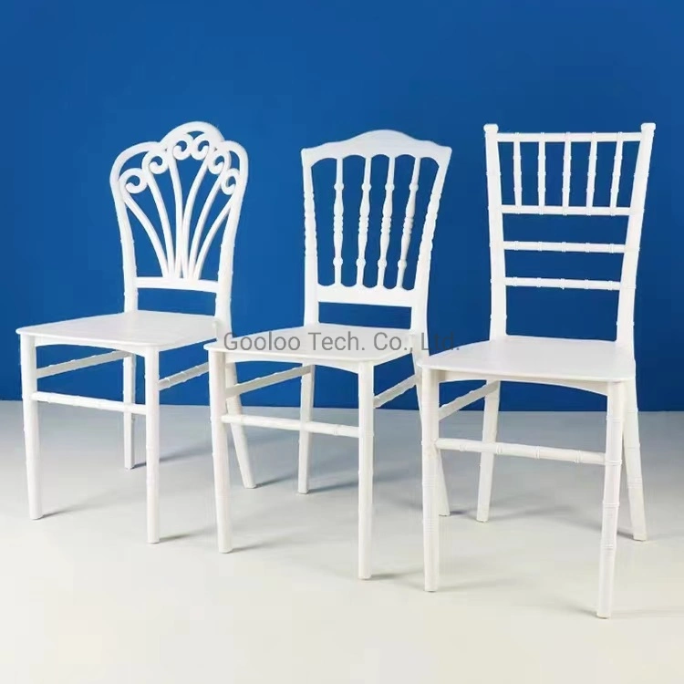 Stackable PP Plastic Hotel Restaurant Dining Tiffany Wedding Chiavari Chair