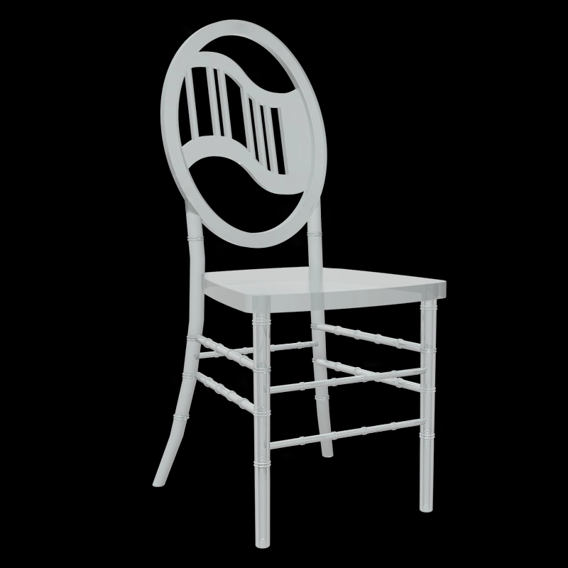 Fancy New Design Plastic Acrylic Dining Chiavari Chair Clear