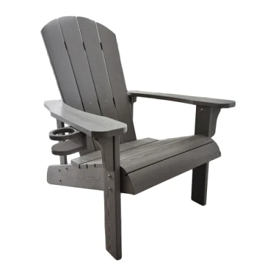 Silla Adirondack de diseño moderno de material de madera plástica/poliestireno para exteriores con nuevo diseño