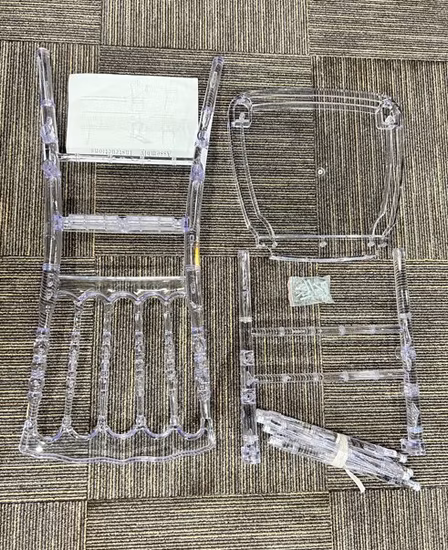 Sillas Napoleón transparentes acrílicas de plástico populares de América a precios baratos