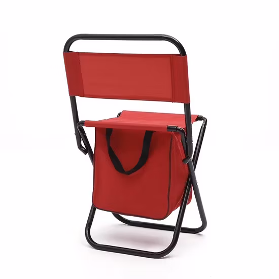 Silla plegable, bolsa de hielo portátil multifuncional, taburete de pesca de tela Oxford sólida